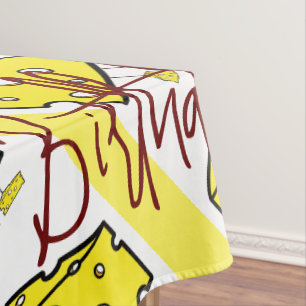 Happy Birthday Tablecloth Käse Tischdecke