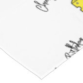 Happy Birthday Tablecloth Käse Tischdecke (Schrägansicht)