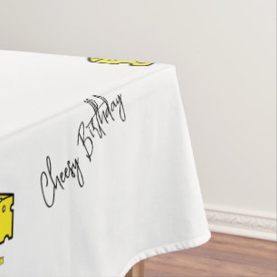 Happy Birthday Tablecloth Käse Tischdecke
