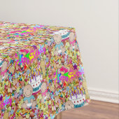 Happy Birthday Tablecloth Kinder Tischdecke (Beispiel)