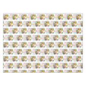 Happy Birthday Tablecloth Man Dog Sombrero Tischdecke (Vorderseite (Horizontal))