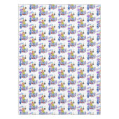 Happy Birthday Tablecloth Musician Gitarre Tischdecke (Vorderseite)