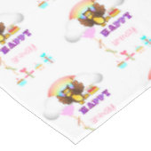 Happy Birthday Tablecloth Owl Tischdecke (Schrägansicht)