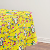 Happy Birthday Tablecloth Penguin Tischdecke (Beispiel)