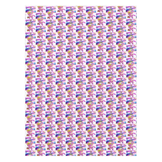 Happy Birthday Tablecloth Pony Tischdecke (Vorderseite)