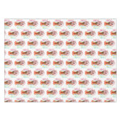 Happy Birthday Tablecloth Strawberry Ice Creme Tischdecke (Vorderseite (Horizontal))