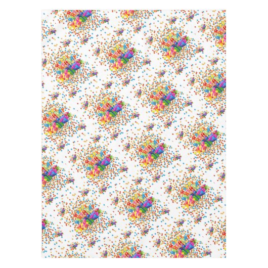 Happy Birthday Tablecloth Tischdecke (Vorderseite)