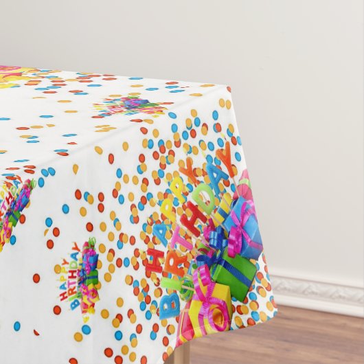 Happy Birthday Tablecloth Tischdecke (Beispiel)