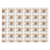 Happy Birthday Tablecloth Tischdecke (Vorderseite (Horizontal))