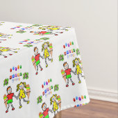 Happy Birthday Tablecloth Twins Tischdecke (Beispiel)