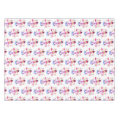 Happy Birthday Tablecloth Wacky Girl Tischdecke (Vorderseite (Horizontal))