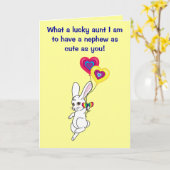 Happy Birthday Tante to Nephew Karte (Gelbe Blume)