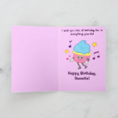 Happy Birthday Tante to Niece Karte (Innenseite)