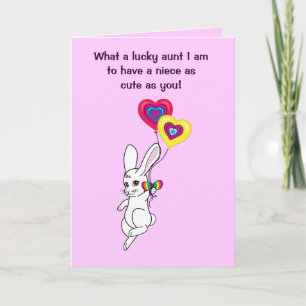 Happy Birthday Tante to Niece Karte