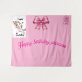 Happy birthday tapestries wandteppich (Vorderseite (Horizontal))