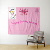 Happy birthday tapestries  wandteppich (Beispiel (Horizontal))