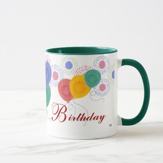 Happy Birthday Tasse (Rechts)