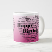 Happy Birthday Tasse (Vorderseite Rechts)