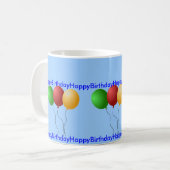 Happy Birthday Tasse (Vorderseite Links)