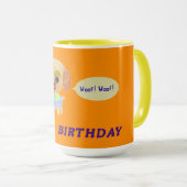 Happy Birthday Tasse (VorderseiteRechts)