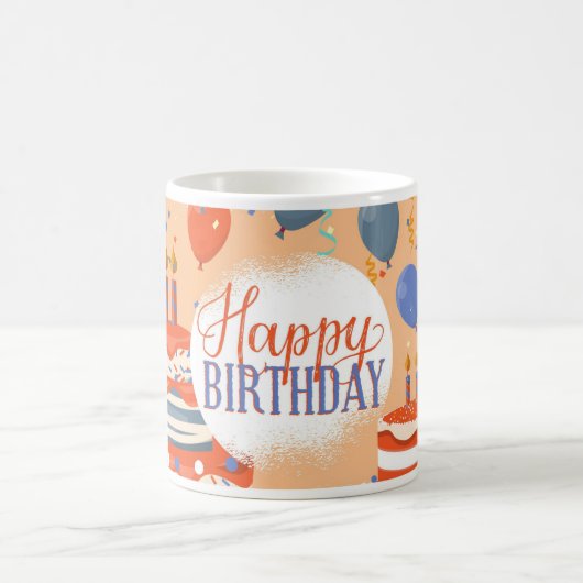 Happy Birthday Tasse (Mittel)