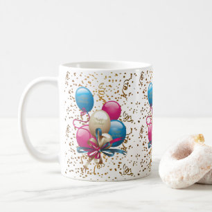 Happy Birthday Tasse Ballons