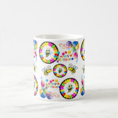 Happy Birthday Tasse Balloons Bumblebee (Mittel)