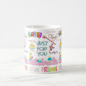 Happy Birthday Tasse Freunde Familienüberraschung (Mittel)