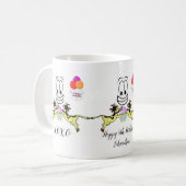 Happy Birthday Tasse Kuh Cupcake (Vorderseite Links)