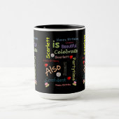 Happy Birthday Tasse Scarlett (Zentrum)