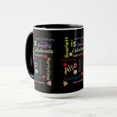 Happy Birthday Tasse Scarlett (Vorderseite Links)