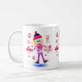 Happy Birthday Tasse Wacky Girl (Links)