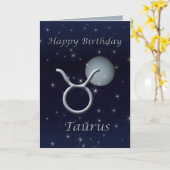 Happy Birthday Taurus Venus Grußkarte Karte (Gelbe Blume)