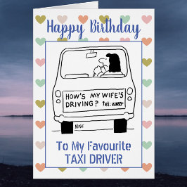 Happy Birthday Taxi Fahrer