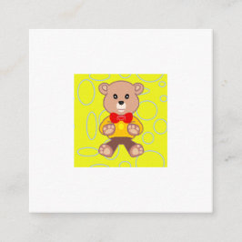 Happy Birthday Teddy Bear Enclosure Card Begleitkarte