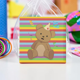 Happy Birthday Teddy Magnet
