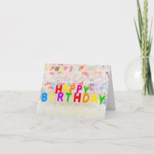 Happy Birthday Text Karte