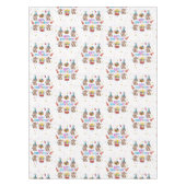 Happy Birthday Tischdecke Monkey Konfetti Cupcake (Vorderseite)