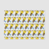 Happy Birthday Tissue Bumblebee Seidenpapier (Vorderseite)