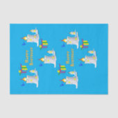 Happy Birthday Tissue Candles Seidenpapier (Vorderseite)