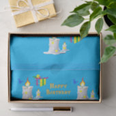 Happy Birthday Tissue Candles Seidenpapier (Geschenk)