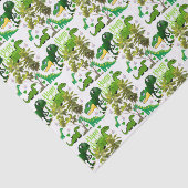 Happy Birthday Tissue Dinosaur Seidenpapier (Ausschnitt)