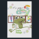 Happy Birthday Tissue Friends Family Frog Seidenpapier<br><div class="desc">Party- und Handwerksartikel > Geschenkartikel > Gewebe</div>