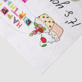 Happy Birthday Tissue FUN Cupcake Seidenpapier (Ausschnitt)