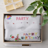 Happy Birthday Tissue FUN Cupcake Seidenpapier (Geschenk)