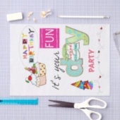 Happy Birthday Tissue FUN Cupcake Seidenpapier (Handwerk)