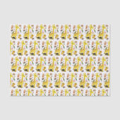 Happy Birthday Tissue Giraffe Seidenpapier (Vorderseite)