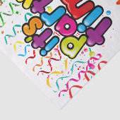 Happy Birthday Tissue It's Party Time Candle Seidenpapier (Ausschnitt)