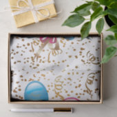 Happy Birthday Tissue Paper Balloons Seidenpapier (Geschenk)