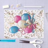 Happy Birthday Tissue Paper Balloons Seidenpapier (Handwerk)